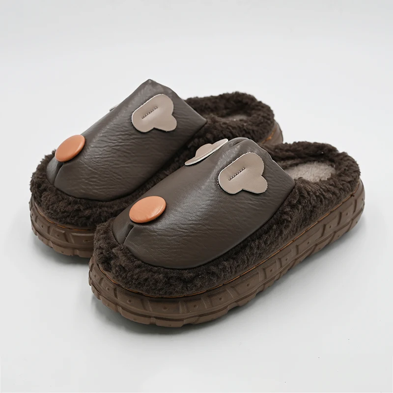 Little Monster Cotton Slippers