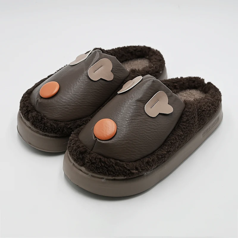 Little Monster Cotton Slippers